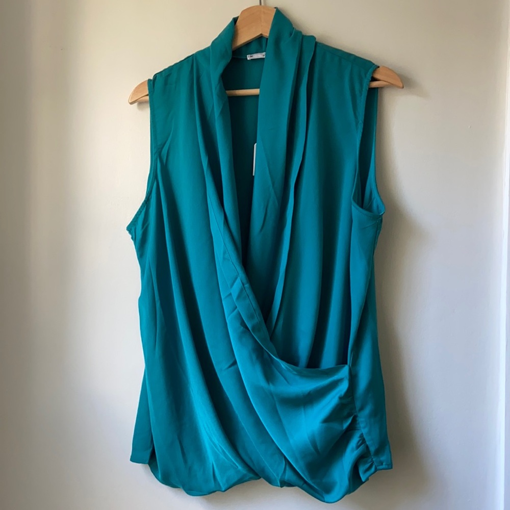 Teal blouse